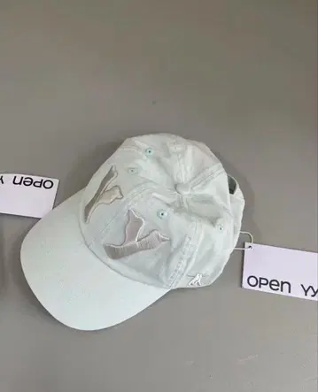 open yy 자수 야구 모자