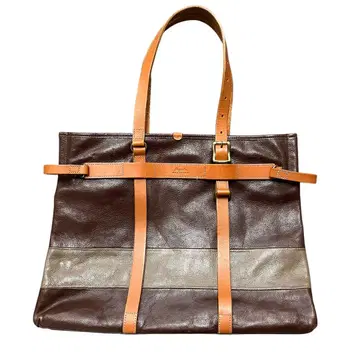 LAGASHA 천연 가죽 핸드백 토트백