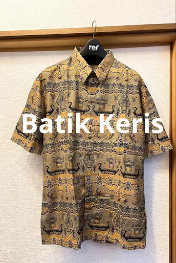 Batik Keris 바틱 케리스 고급 카리유시 의류 알로하 셔츠