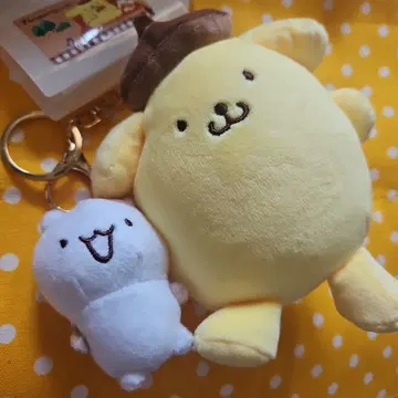 폼폼푸딩&머핀 봉제 인형 키링