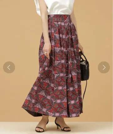 BATIK 프린트 스커트 나노 유니버스