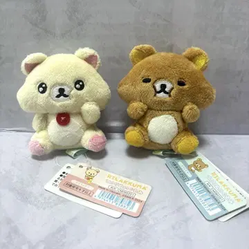 리락쿠마 코리락쿠마 테노리 봉제 인형 마스코트 2개 세트