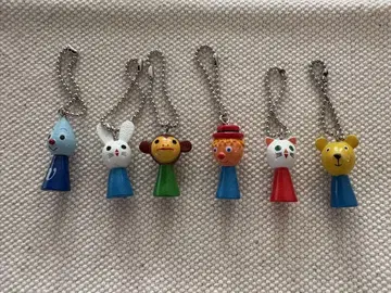 볼빅 Volvic MIVA사 콜라보 피규어 체인 홀더 6개