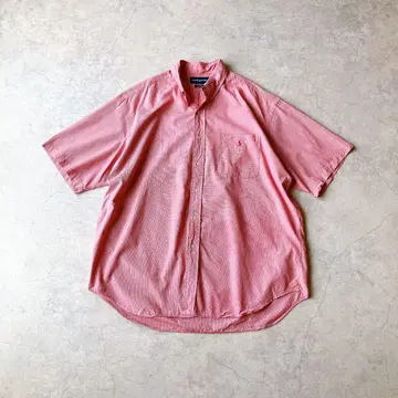 00s Ralph Lauren TILDEN 반팔 체크 셔츠 y2k