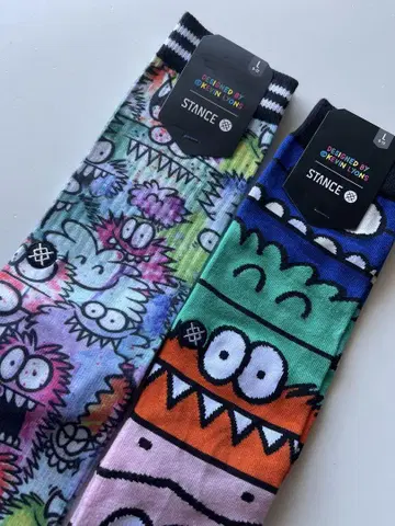 새상품 STANCE 스탠스 삭스 양말 2개
