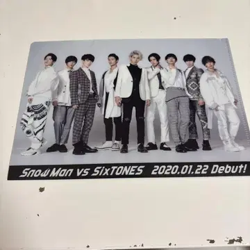 Snow Man vs SixTONES 클리어 파일 세트