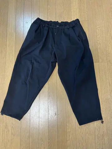 Carorie 헤비 폰테 팬츠 블랙 L