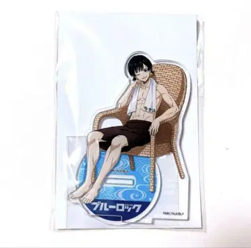 블루 록 극락탕 아크릴 피규어 스탠드 목욕탕 하치라쿠