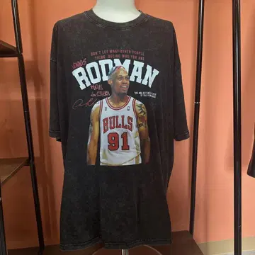 RODMAN 티셔츠 BULLS 데니스 로드맨 XL