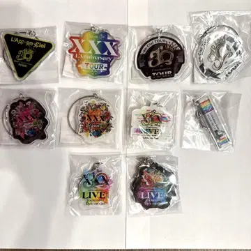L'Arc-en-Ciel 30th L'Arc 복권 아크릴 키링 세트