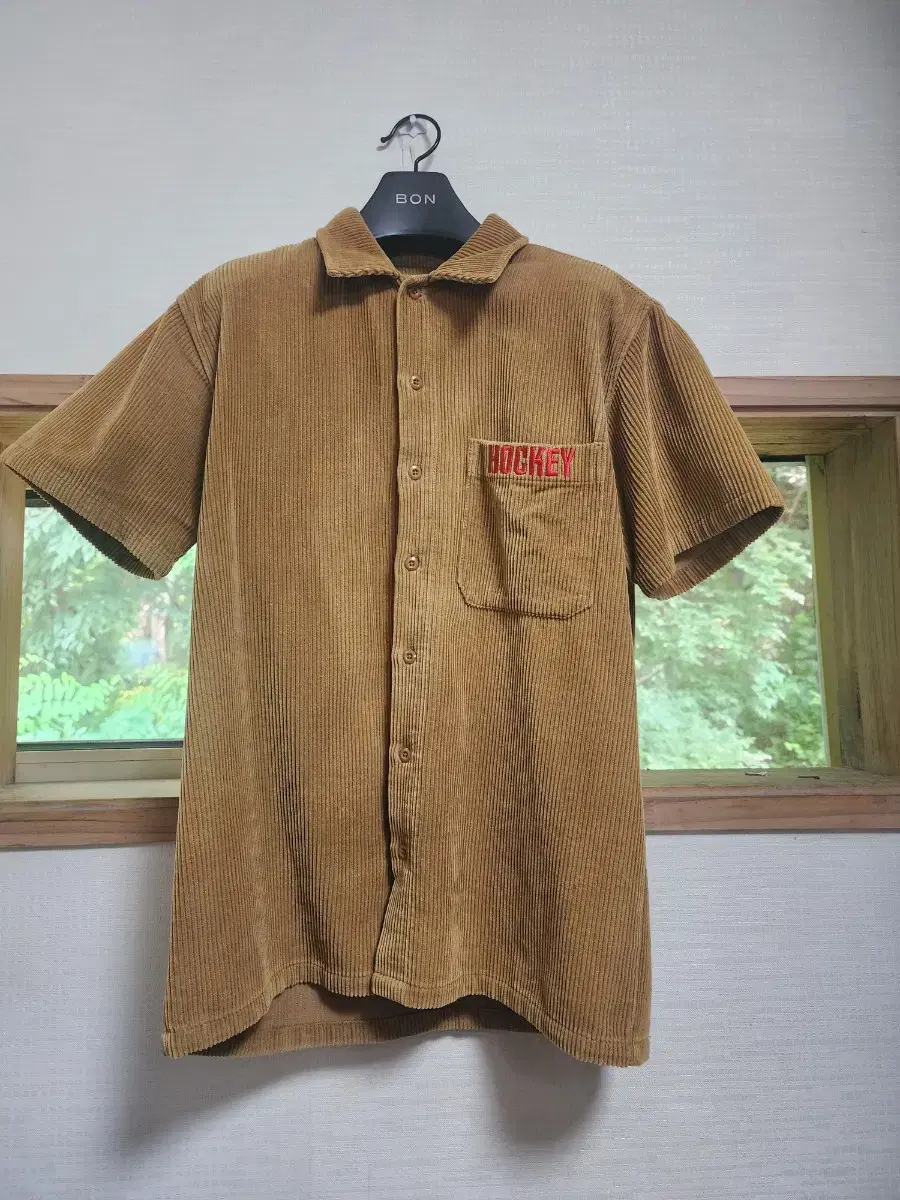 hockey Corduroy Short Sleeve Shirt