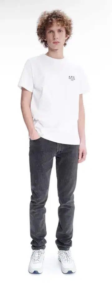 아페쎄 Petit New Standard 그레이 워시드 블랙