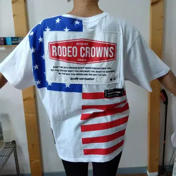 RODEO CROWNS 로데오 크라운 빅 실루엣 티셔츠