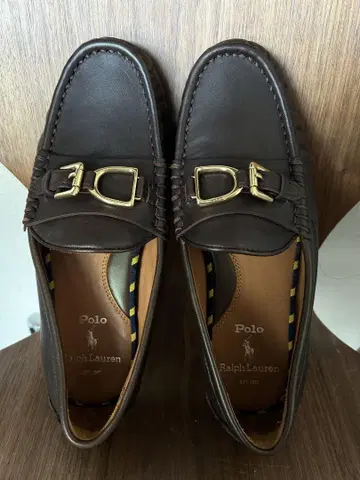 폴로 RALPH LAUREN 가죽 비트 로퍼