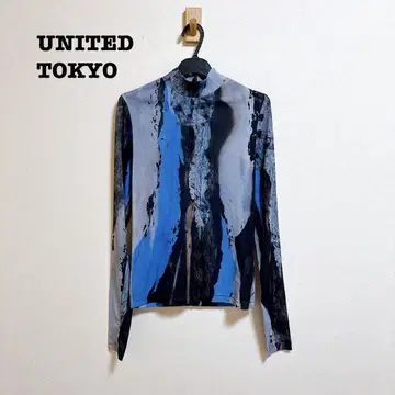새상품급 UNITED TOKYO 플로트 클라우드 하이넥 탑스