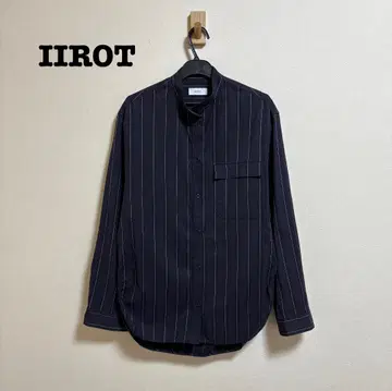 IIROT 이로트 스탠드 넥 스트라이프 셔츠