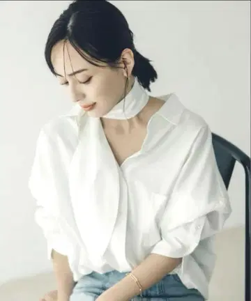 anuans 스탠다드 셔츠 미사용 새상품 화이트