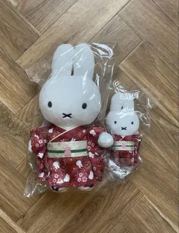 후리소데 미피 봉제 인형 마스코트 2개 세트