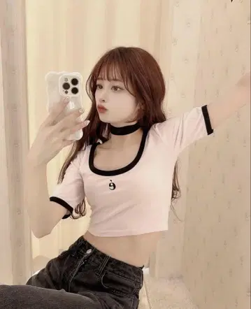 epine 핑핑 타이 티셔츠 핑크
