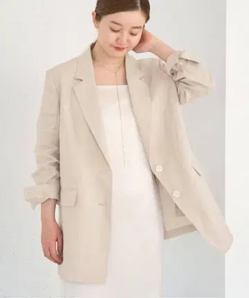 워셔블 소프트 린넨 2B 자켓 38