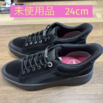 미사용품 핏핏 발수 핸즈프리 스니커즈 블랙 24.5cm