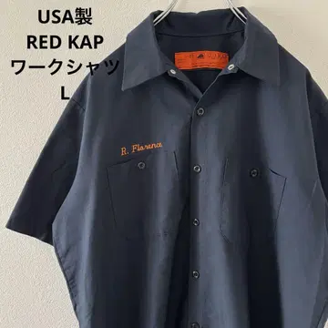 USA제 레드캡 워크 셔츠 반팔 네이비 RED KAP