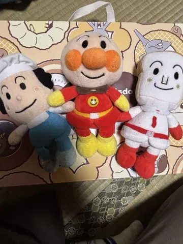 호빵맨 봉제 인형 세트!