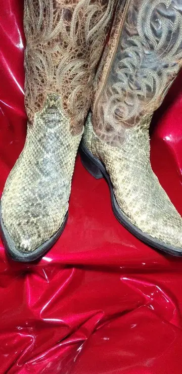 토니 라마 앤티크풍 웨스턴 부츠