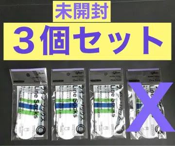 glico 글리코 라인 양말 파피코 스웨터 훼미리마트 양말 3개 세트