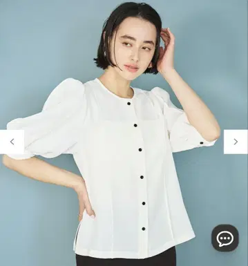#Newans 퍼프 슬리브 블라우스