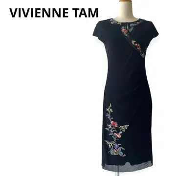 컨디션 최상 레어템 비비안 탐 자수 원피스 차이나 드레스 튤