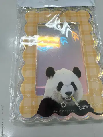 새상품 어드벤처 월드 고마워요 팬더 패밀리 사이하마 폴라로이드 프레임