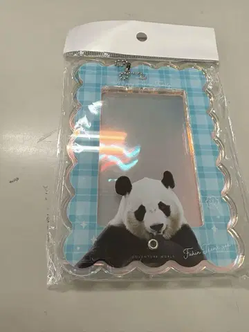 새상품 어드벤처 월드 고마워요 팬더 패밀리 카에데하마 폴라로이드 프레임