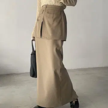 capricieux le'mage 2SET 레이어드 스커트