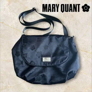 MARY QUANT 마리 콴트 숄더백 마리콴트 로고 금장 장식