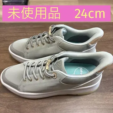 미사용품 핏핏 발수 핸즈프리 스니커즈 (카키) 24.0cm
