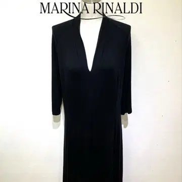 MARINA RINALDI 블랙 롱 원피스