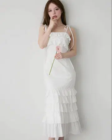 Andmary Franka cotton dress white 정품