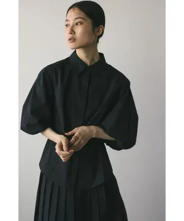 스타일 믹서기 벌룬 슬리브 셔츠 STYLEMIXER