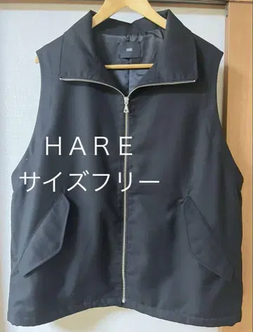 HARE 지퍼 베스트 미사용
