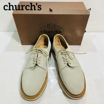 church's 스웨이드 옥스퍼드 레이튼 아이스 컬러 27.5cm