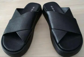 MOHI 모히 플랫폼 샌들 크로스 벨트