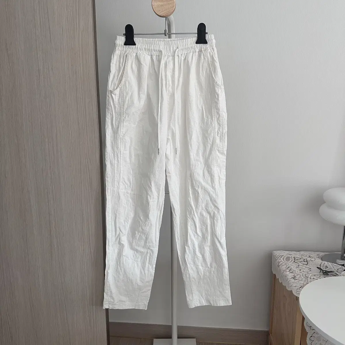 【BAON】[BAON] Hollied Linen Banding Pants - Linen 55 Banding Linen Pants 55 on Bunjang Global Site.