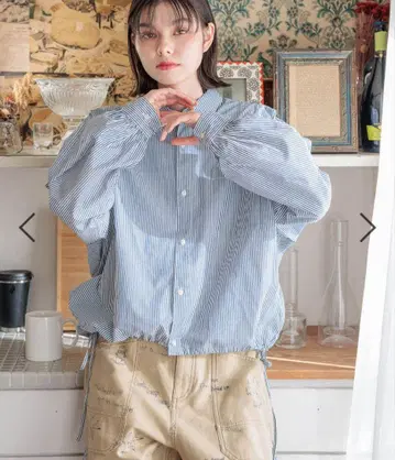 마세드로스트 리본 셔츠 니코 앤드