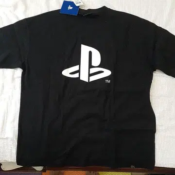 플레이스테이션 블랙 티셔츠 L