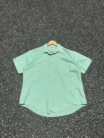 60s 70s Van Heusen 오픈 카라 셔츠 빈티지 레어