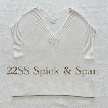 새상품급 22SS Spick & Span 카타라니 니트 베스트