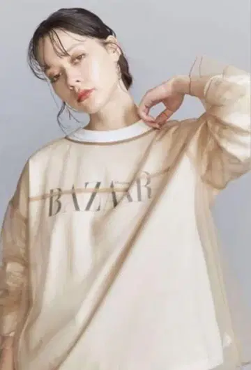BEAUTY&YOUTH 나일론 튤 레이어드 풀오버 2