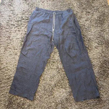 90s FLAX 이지 린넨 와이드 팬츠 linen pants