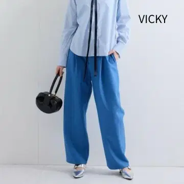 VICKY 트윌 치노 커브 팬츠